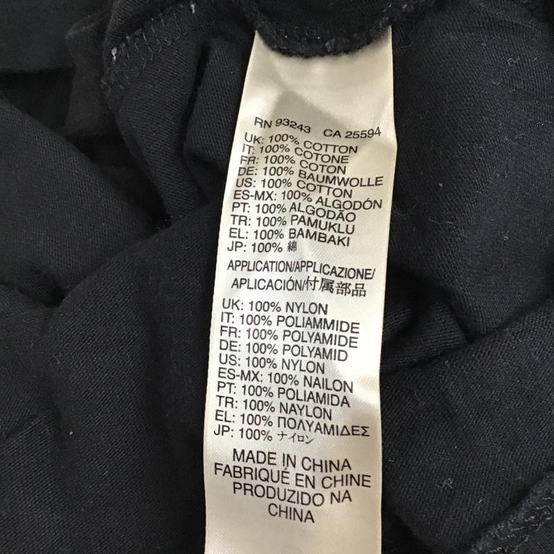 ディーゼル DIESEL Tシャツ 半袖 フロッキープリント L ロゴ、文字 黒 / ブラック / X カーキ / カーキ /  メンズ USED 古着 中古 10092888