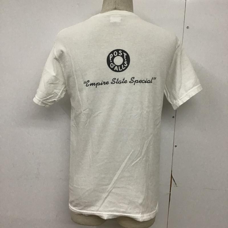 ポスト POST Tシャツ 半袖 3005-B1 EmpireStateSpecial ポケットTシャツ 半袖カットソー プリントTシャツ S プリント 白 / ホワイト /  メンズ USED 古着 中古 10092953