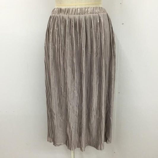 ザラコレクション ZARA COLLECTION スカート ひざ丈スカート フレアスカート プリーツスカート ラメスカート L 無地 灰 / グレー /  レディース USED 古着 中古 10092964