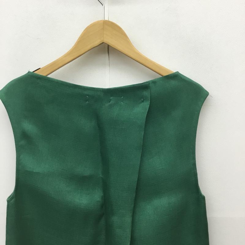 マルニ MARNI ワンピース ひざ丈スカート シルク 38 白 / ホワイト / X 緑 / グリーン /  レディース USED 古着 中古 10092983