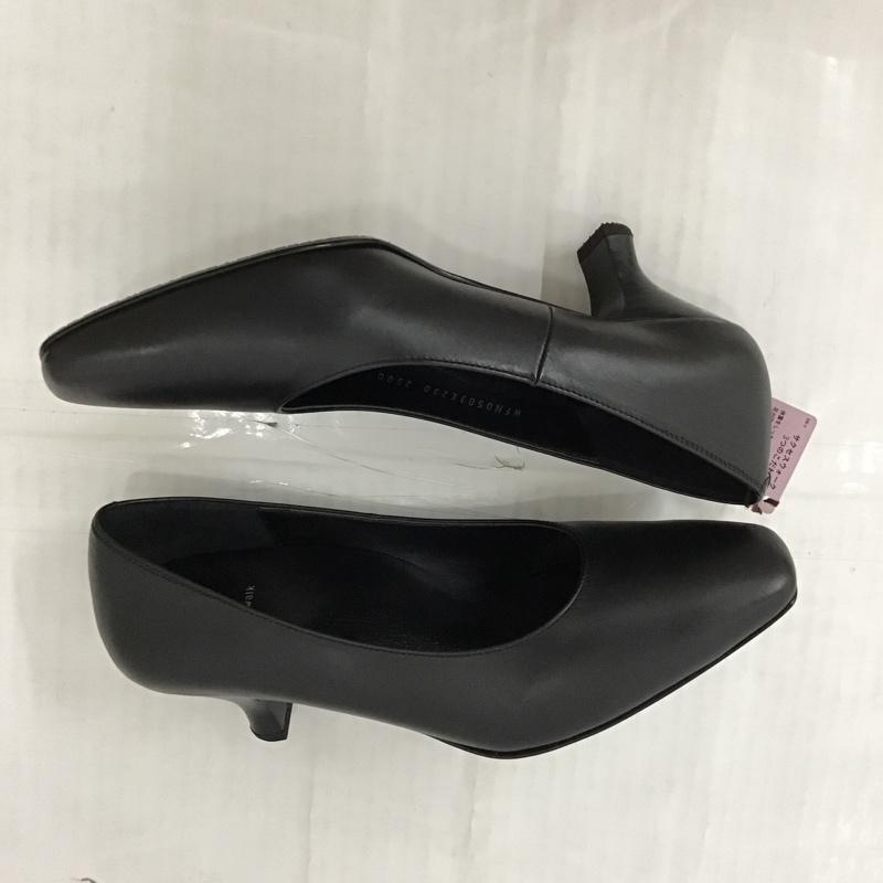 古着 USED パンプス パンプス WFN050 ワコール サクセスウォーク スクエアトゥ 23cm 3E 箱有 23.0cm 無地 黒 / ブラック /  レディース USED 古着 中古 10092993