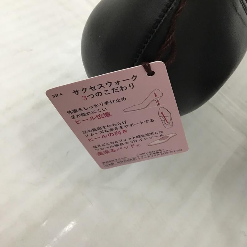 古着 USED パンプス パンプス WFN050 ワコール サクセスウォーク スクエアトゥ 23cm 3E 箱有 23.0cm 無地 黒 / ブラック /  レディース USED 古着 中古 10092993