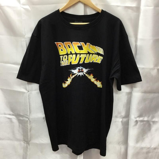 古着 USED Tシャツ 半袖 movie music バンドTシャツ プリントT バック・トゥ・ザ・フューチャー 映画 XL ロゴ、文字 X プリント 黒 / ブラック /  メンズ USED 古着 中古 10093004