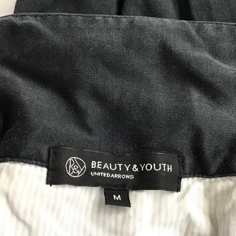 ビューティアンドユースユナイテッドアローズ BEAUTY&YOUTH UNITED ARROWS ポロシャツ 半袖 M 無地 黒 / ブラック /  メンズ USED 古着 中古 10093090