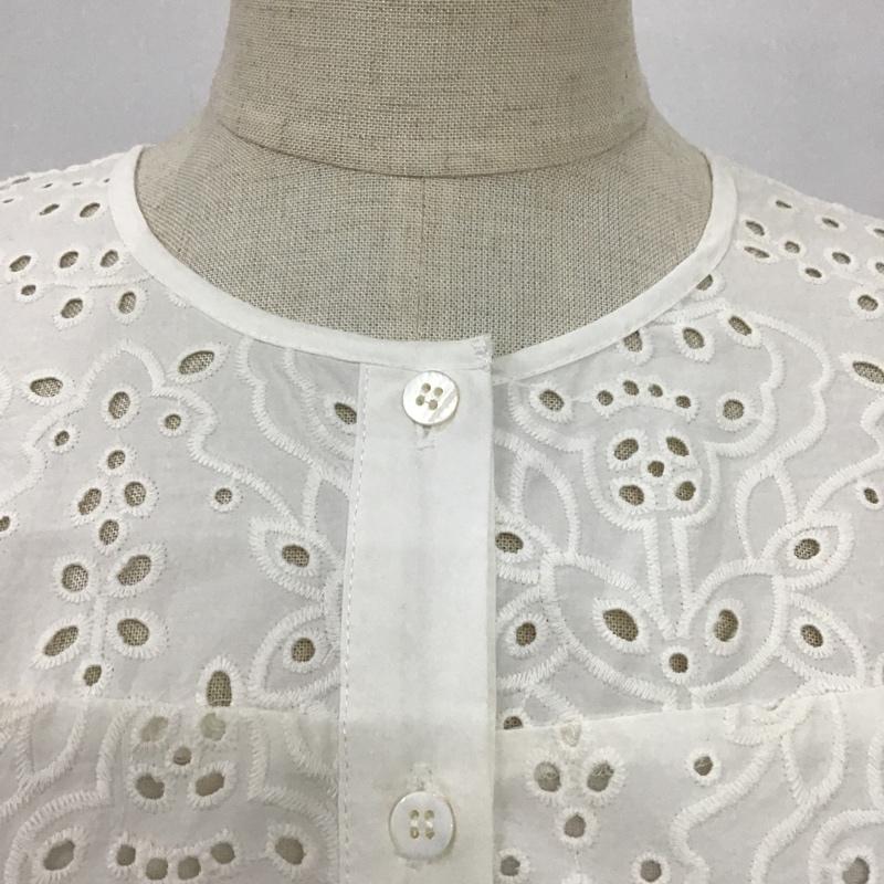 ザラ ZARA ワンピース ミニスカート 4786 084 250 エンブロイダリー タグ付き 前開き XS 刺繍 オフホワイト / オフホワイト /  レディース USED 古着 中古 10093108