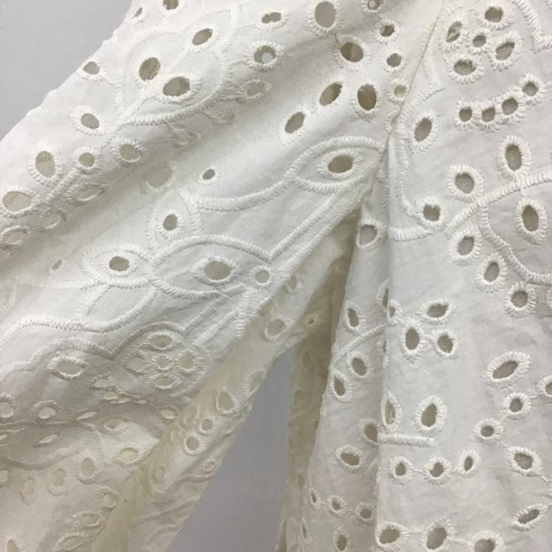 ザラ ZARA ワンピース ミニスカート 4786 084 250 エンブロイダリー タグ付き 前開き XS 刺繍 オフホワイト / オフホワイト /  レディース USED 古着 中古 10093108