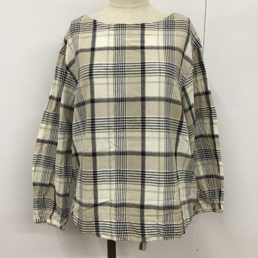 サマンサモスモス Samansa Mos2 カットソー 長袖 チェックカットソー 長袖カットソー ボートネックカットソー FREE チェック マルチカラー / マルチカラー /  レディース USED 古着 中古 10093152