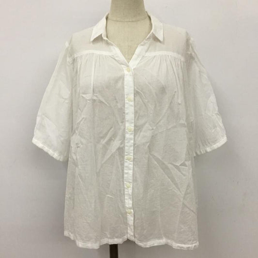 スタディオクリップ studio CLIP カットソー 半袖 S157126-1M ガーゼシャツ 半袖カットソー FREE 無地 白 / ホワイト /  レディース USED 古着 中古 10093164