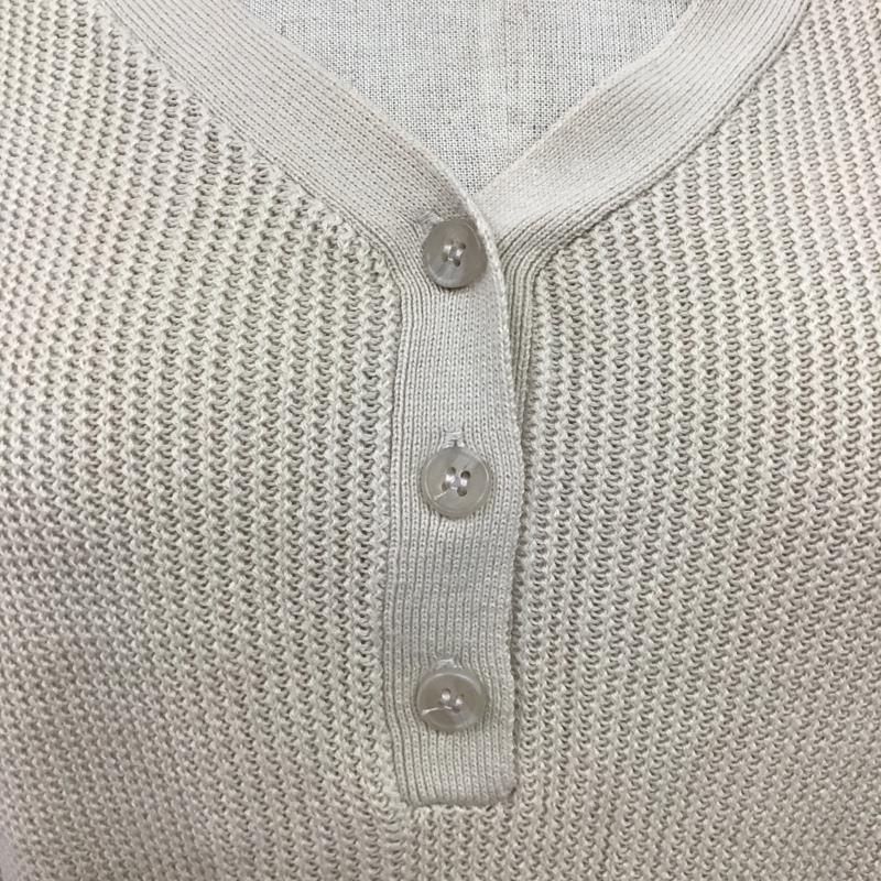 アルシーヴ archives カットソー 長袖 フレアブラウス 長袖シャツ パフスリーブ 長袖カットソー FREE 無地 ベージュ / ベージュ /  レディース USED 古着 中古 10093184