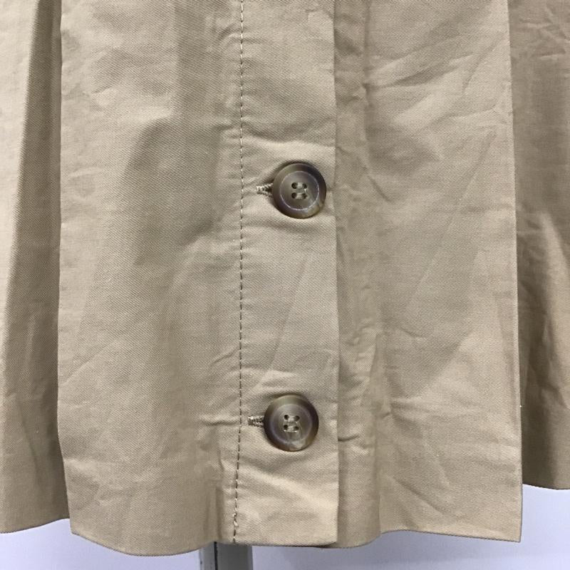ザラ ZARA スカート ミニスカート プリーツスカート フレアスカート ミニスカート S 無地 ベージュ / ベージュ /  レディース USED 古着 中古 10093188