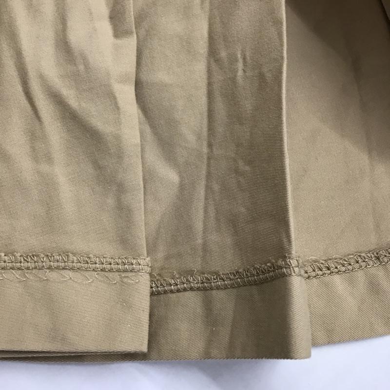 ザラ ZARA スカート ミニスカート プリーツスカート フレアスカート ミニスカート S 無地 ベージュ / ベージュ /  レディース USED 古着 中古 10093188