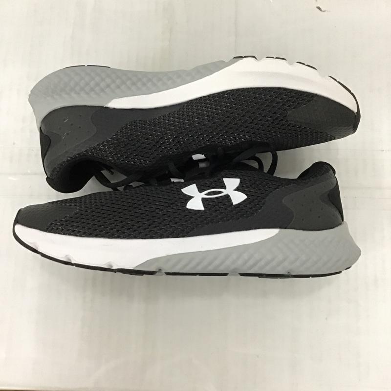 アンダーアーマー UNDER ARMOUR スニーカー スニーカー 3026020-002 チャージド ローグ3 ランニングシューズ 26cm 26.0cm ロゴ、文字 黒 / ブラック / X 白 / ホワイト / X 灰 / グレー /  メンズ USED 古着 中古 10093222