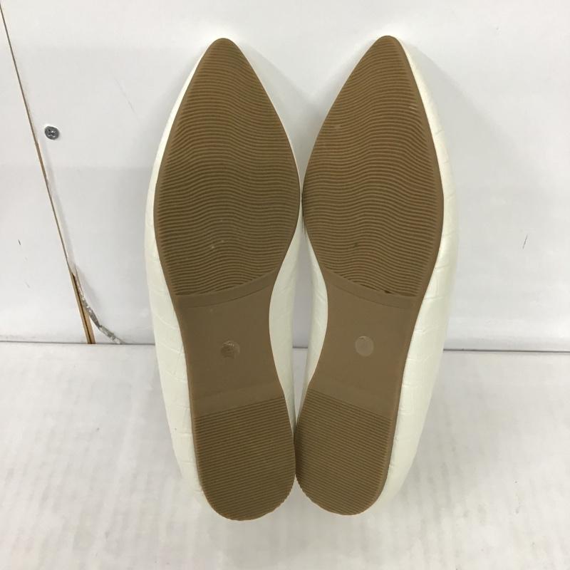 グローバルワーク GLOBAL WORK パンプス パンプス クロコ 型押し S  オフホワイト / オフホワイト /  レディース USED 古着 中古 10093230