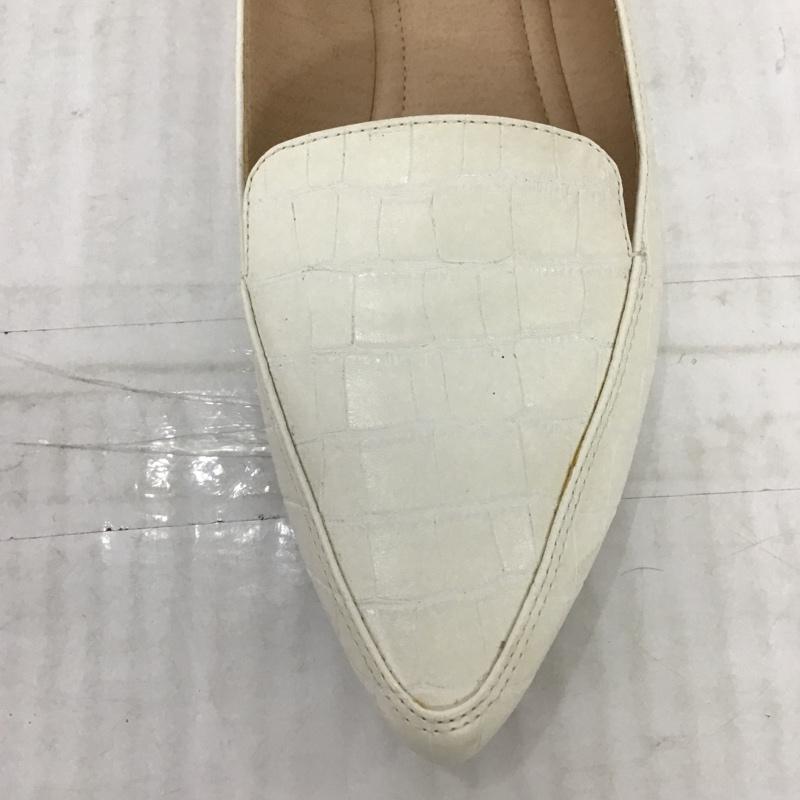 グローバルワーク GLOBAL WORK パンプス パンプス クロコ 型押し S  オフホワイト / オフホワイト /  レディース USED 古着 中古 10093230
