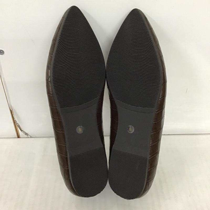 グローバルワーク GLOBAL WORK パンプス パンプス クロコ 型押し S  ダークブラウン / ダークブラウン /  レディース USED 古着 中古 10093231