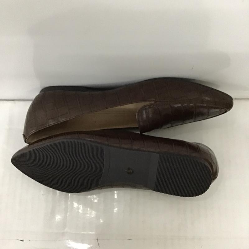グローバルワーク GLOBAL WORK パンプス パンプス クロコ 型押し S  ダークブラウン / ダークブラウン /  レディース USED 古着 中古 10093231