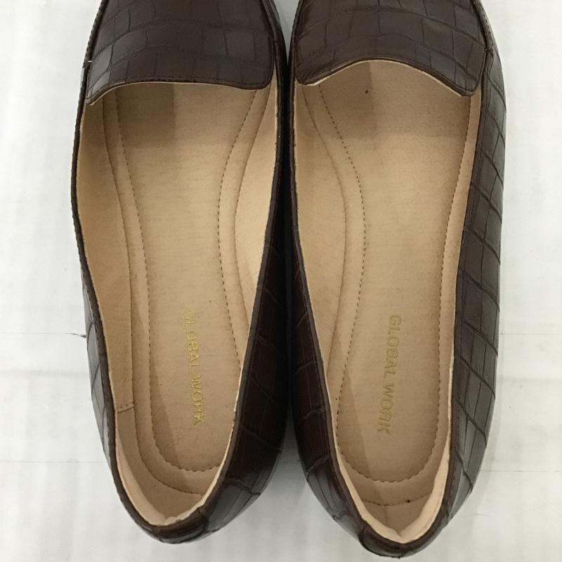 グローバルワーク GLOBAL WORK パンプス パンプス クロコ 型押し S  ダークブラウン / ダークブラウン /  レディース USED 古着 中古 10093231