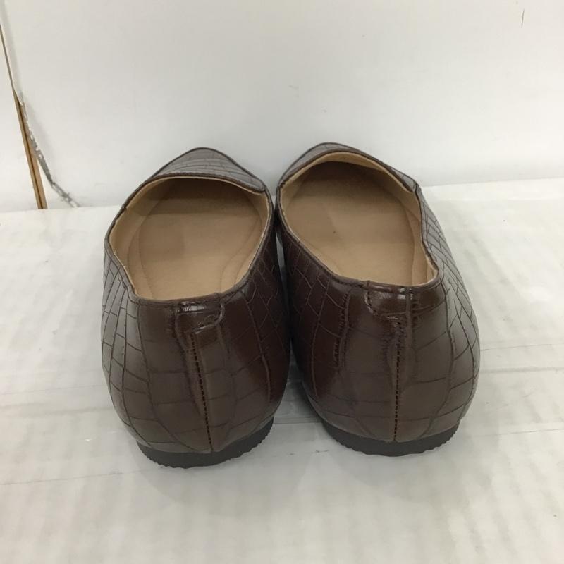 グローバルワーク GLOBAL WORK パンプス パンプス クロコ 型押し S  ダークブラウン / ダークブラウン /  レディース USED 古着 中古 10093231