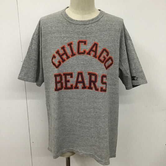 スターター STARTER Tシャツ 半袖 CHICAGO BEARS XL ロゴ、文字 灰 / グレー /  メンズ USED 古着 中古 10093284