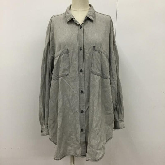 グローバルワーク GLOBAL WORK シャツ、ブラウス 長袖 FREE 無地 マルチカラー / マルチカラー /  レディース USED 古着 中古 10093324