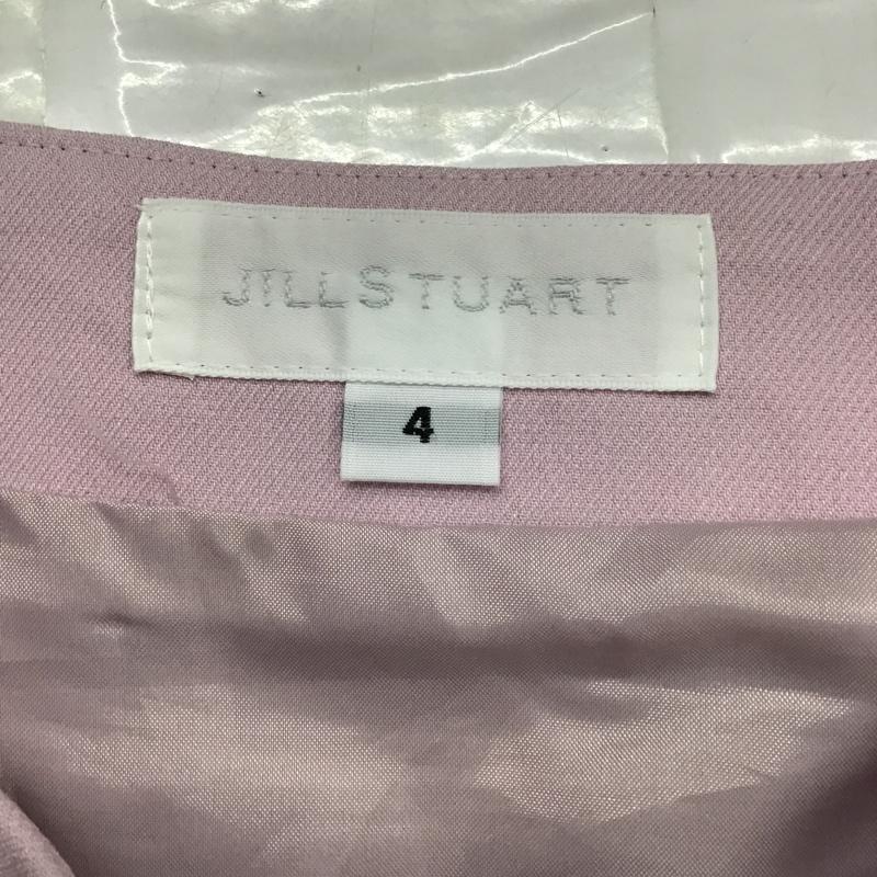ジルスチュアート JILLSTUART スカート ミニスカート 092-7120049 変形 スカート 4 無地 桃 / ピンク /  レディース USED 古着 中古 10093350