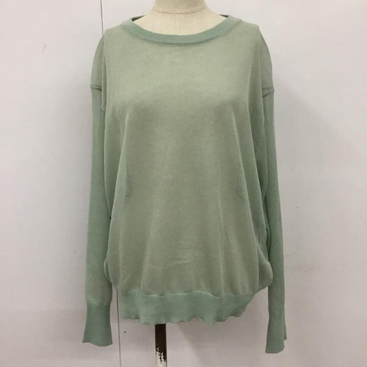 ローリーズファーム LOWRYS FARM カットソー 長袖 FREE 無地 薄緑 / ライトグリーン /  レディース USED 古着 中古 10093400