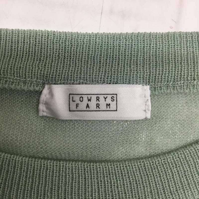 ローリーズファーム LOWRYS FARM カットソー 長袖 FREE 無地 薄緑 / ライトグリーン /  レディース USED 古着 中古 10093400