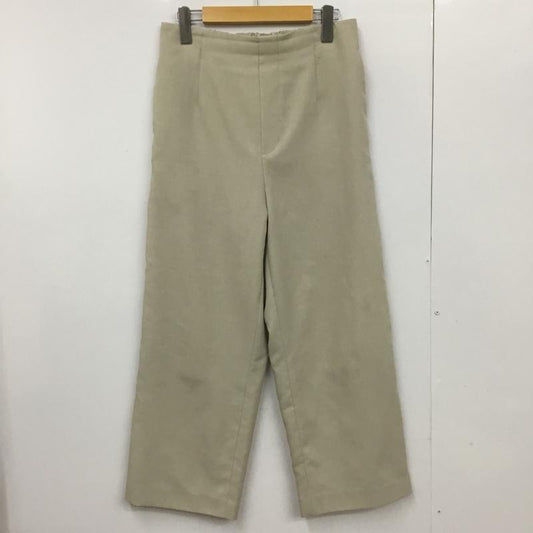 グローバルワーク GLOBAL WORK パンツ スラックス M 無地 ベージュ / ベージュ /  レディース USED 古着 中古 10093409