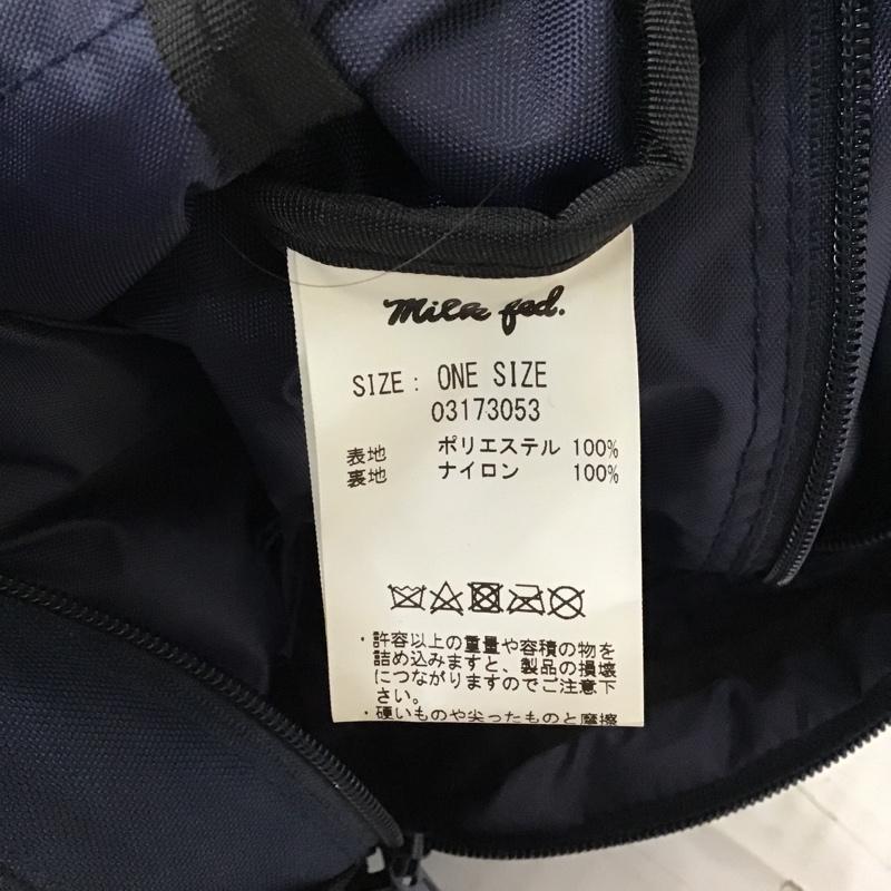 ミルクフェド MILKFED. ショルダーバッグ ショルダーバッグ 03173053 NEO LOGO TAPE SHOULDER BAG ロゴ、文字 紺 / ネイビー / X 桃 / ピンク /  レディース USED 古着 中古 10093490