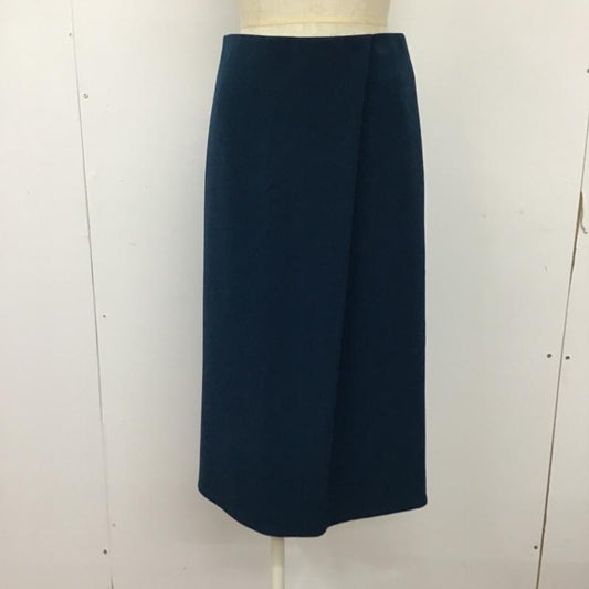 ロペ ROPE' スカート ひざ丈スカート 36 無地 青 / ブルー /  レディース USED 古着 中古 10093563