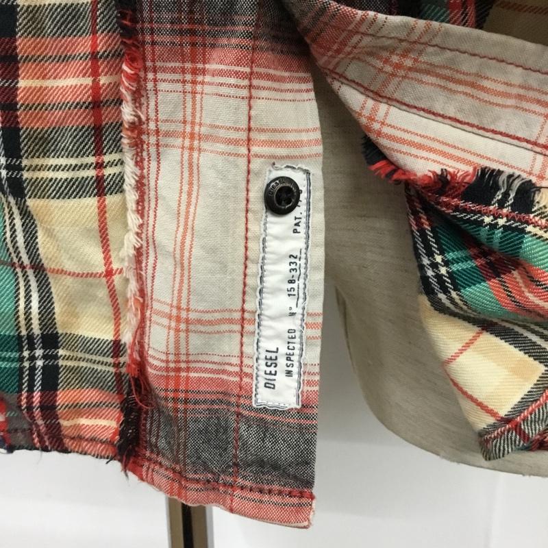 ディーゼル DIESEL シャツ、ブラウス 長袖 S ロゴ、文字 マルチカラー / マルチカラー /  メンズ USED 古着 中古 10093566
