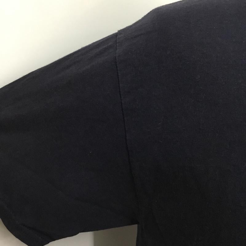 チャンピオン Champion Tシャツ 半袖 J718E クルーネック L ワンポイント 紺 / ネイビー /  メンズ USED 古着 中古 10093591