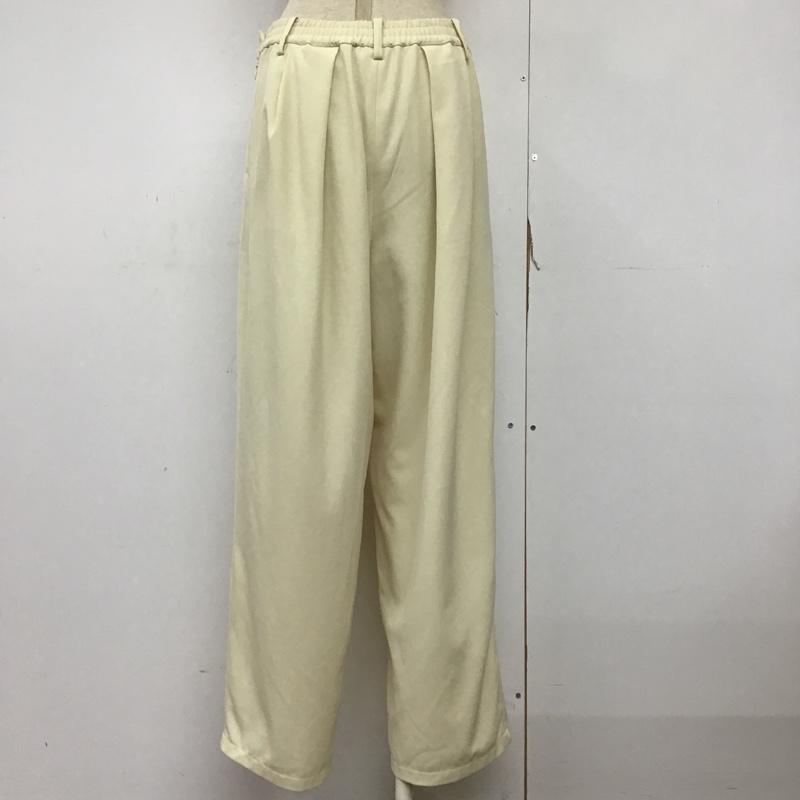 レプシィム LEPSIM ボトムス ボトムス LP050113N9 ワイドパンツ M 無地 アイボリー / アイボリー /  レディース USED 古着 中古 10093612
