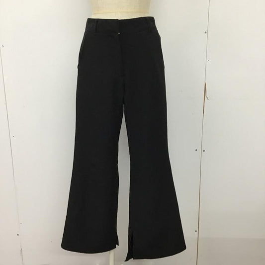 ペアペア PairPair ボトムス ボトムス フレアパンツ 裾スリット S 無地 黒 / ブラック /  レディース USED 古着 中古 10093623
