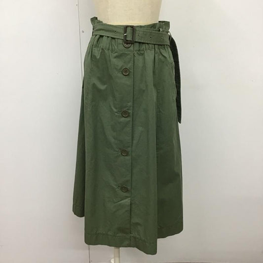 ニコアンド niko and... スカート ロングスカート ST82RM20AD トレンチスカート フレア 3 無地 カーキ / カーキ /  レディース USED 古着 中古 10093628