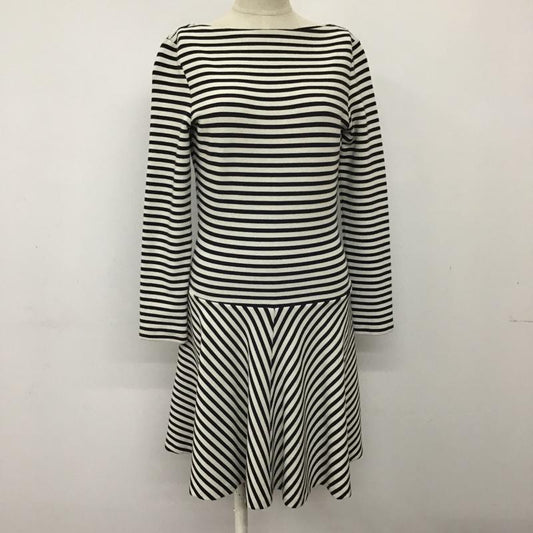 ザラウーマン ZARA WOMAN ワンピース ひざ丈スカート ボーダー 長袖ワンピース S ボーダー柄 マルチカラー / マルチカラー /  レディース USED 古着 中古 10093635