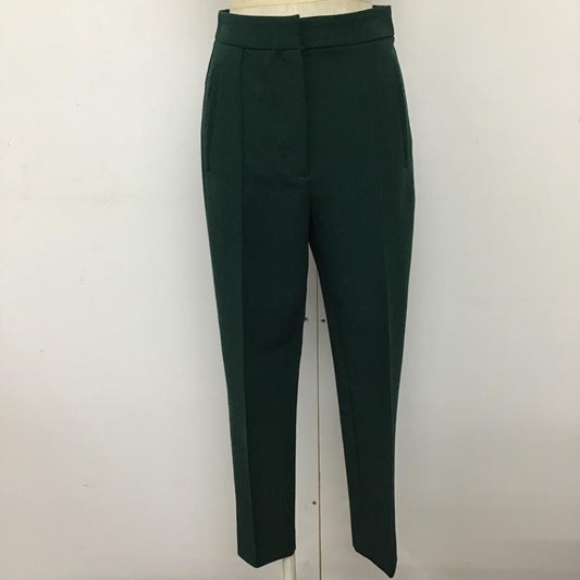 ザラ ZARA パンツ スラックス XS 無地 緑 / グリーン /  レディース USED 古着 中古 10093637