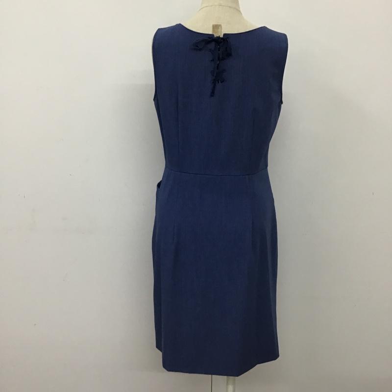 プロポーションボディドレッシング PROPORTION BODY DRESSING ワンピース ひざ丈スカート 3 無地 水色 / ライトブルー /  レディース USED 古着 中古 10093652