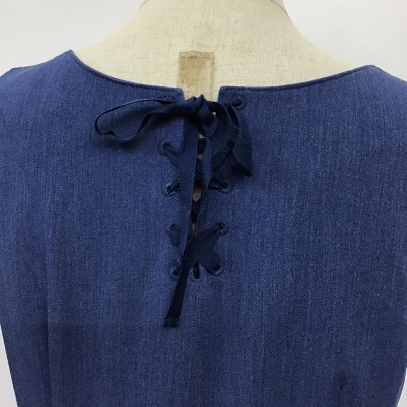 プロポーションボディドレッシング PROPORTION BODY DRESSING ワンピース ひざ丈スカート 3 無地 水色 / ライトブルー /  レディース USED 古着 中古 10093652