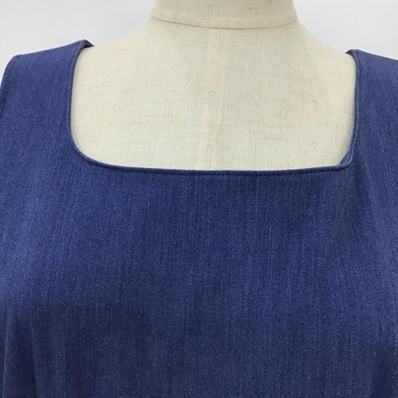 プロポーションボディドレッシング PROPORTION BODY DRESSING ワンピース ひざ丈スカート 3 無地 水色 / ライトブルー /  レディース USED 古着 中古 10093652