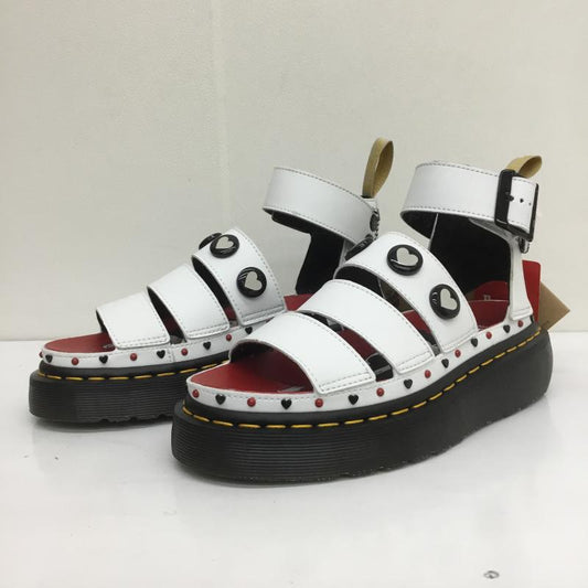 ドクターマーチン Dr.Martens サンダル サンダル WMS BETTY BOOP 27937113 V CLARISSA II QD BB 23.5cm 白 / ホワイト / X 黒 / ブラック / X 赤 / レッド /  メンズ USED 古着 中古 10093656