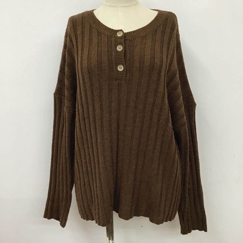 ザラ ZARA ニット、セーター 長袖 164cm 160cm 無地 茶 / ブラウン /  ガールズ USED 古着 中古 10093668