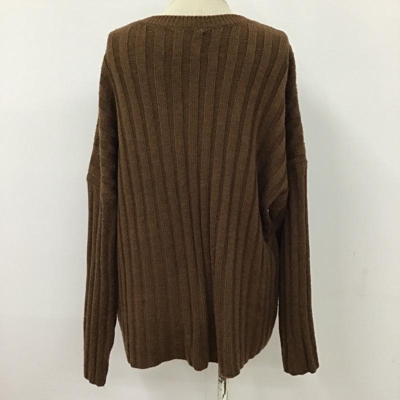 ザラ ZARA ニット、セーター 長袖 164cm 160cm 無地 茶 / ブラウン /  ガールズ USED 古着 中古 10093668