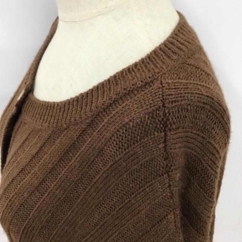 ザラ ZARA ニット、セーター 長袖 164cm 160cm 無地 茶 / ブラウン /  ガールズ USED 古着 中古 10093668