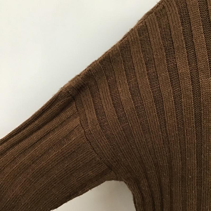 ザラ ZARA ニット、セーター 長袖 164cm 160cm 無地 茶 / ブラウン /  ガールズ USED 古着 中古 10093668