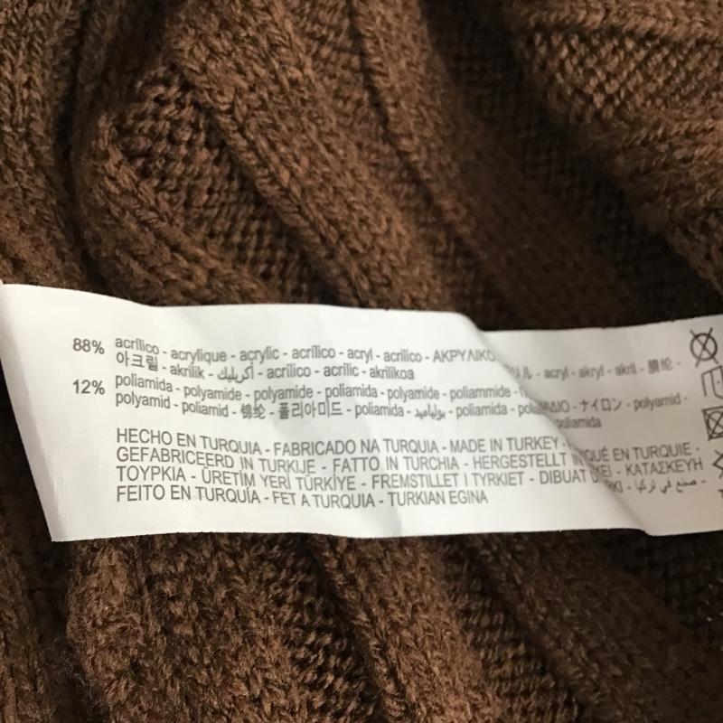ザラ ZARA ニット、セーター 長袖 164cm 160cm 無地 茶 / ブラウン /  ガールズ USED 古着 中古 10093668