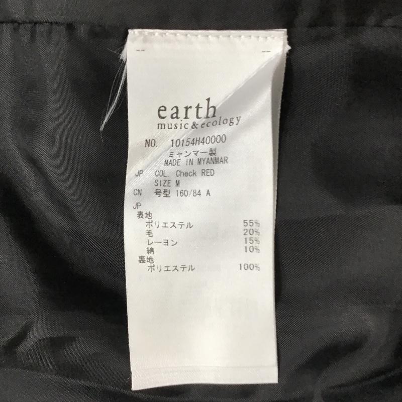 アースミュージックアンドエコロジー earth music&ecology ワンピース ひざ丈スカート M チェック マルチカラー / マルチカラー /  レディース USED 古着 中古 10093669