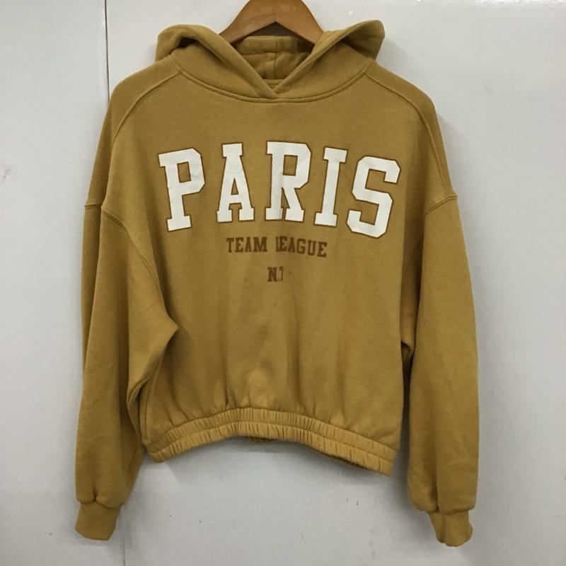 ザラ ZARA パーカー 長袖 フーディ ロゴ、文字 X プリント マルチカラー / マルチカラー /  ガールズ USED 古着 中古 10093678