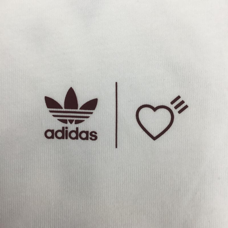 アディダス adidas Tシャツ 半袖 HUMAN MADE ヒューマンメイド GV4338 8 プリント 白 / ホワイト /  メンズ USED 古着 中古 10093685
