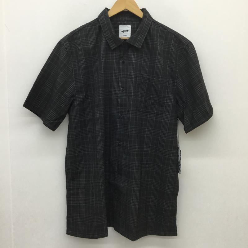バンズボルト VANS VAULT シャツ、ブラウス 半袖 VN0A7SNNBLK1 タグ付 XL チェック ダークグレー / ダークグレー /  メンズ USED 古着 中古 10093687